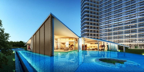 山东龙口星海湖畔 景观园林 